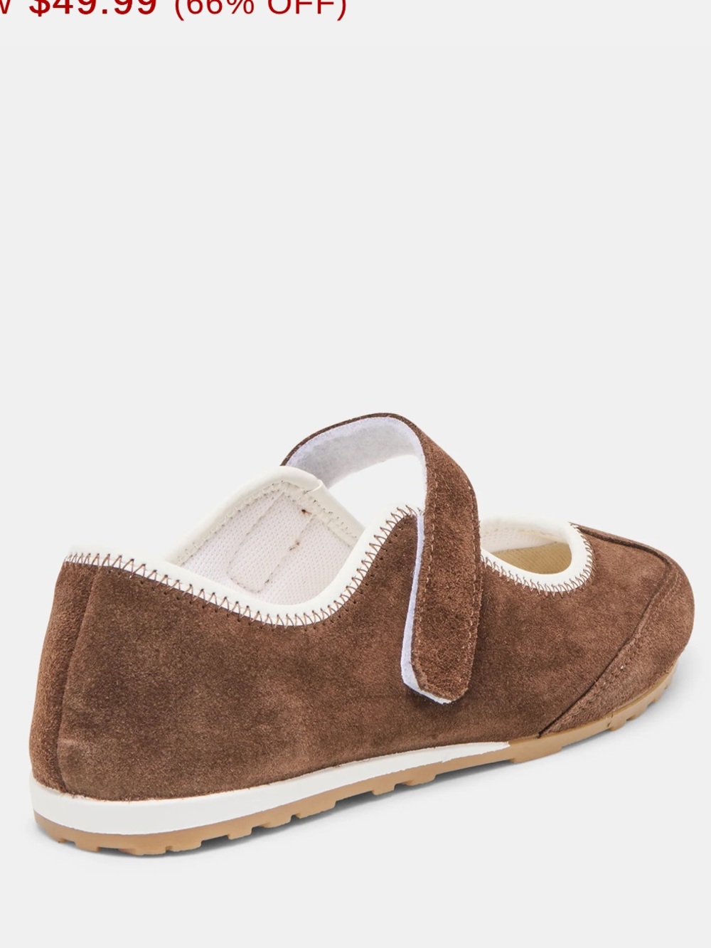 Dolce Vita Brown Suede Mary Jane Sneakers - Picture 4 of 5